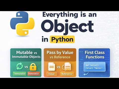 Everything Is An Object In Python Mutable Vs Immutable Objects First Class Functions Demo