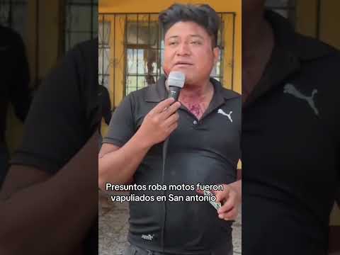 Ladrones vapuleados en #urgente en #sanantonio el #Quiche