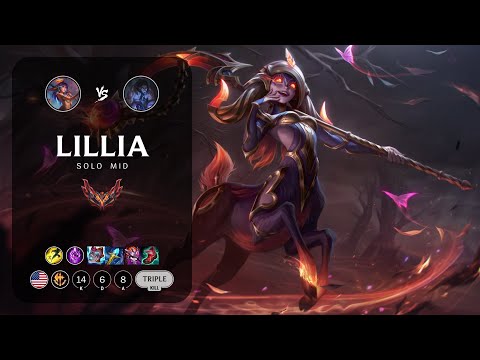 Lillia Mid vs Sylas - NA Grandmaster Patch 13.24