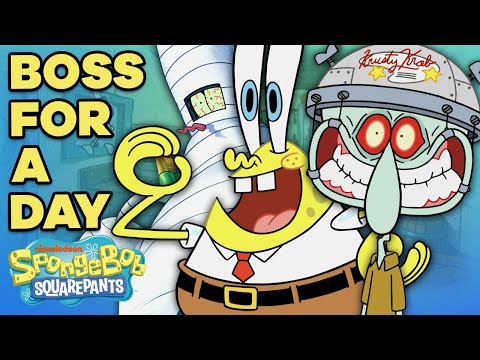 海綿寶寶攻佔甲殼蟹 ?新劇情 "一天的老闆" (SpongeBob Takes Over the Krusty Krab ?? New Episode "Boss For a Day")