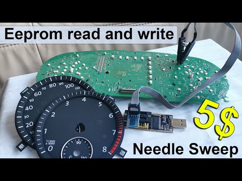 EEPROM read and write CH341A  (Needle Sweep)