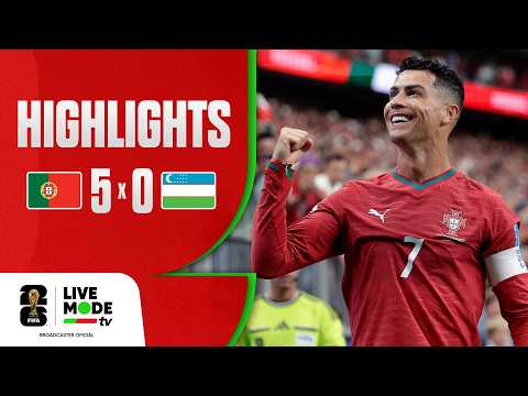 Portugal 5-0 Uzbequistão (WC 2026)