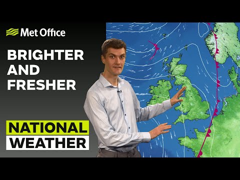 28/06/23 – Brighter and Fresher – Evening Weather Forecast UK – Met Office Weather