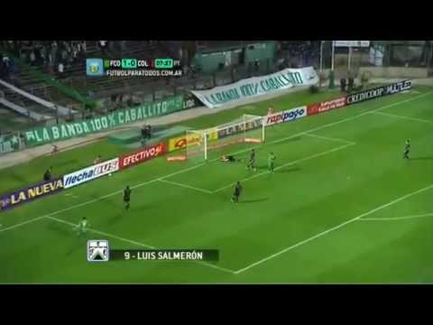 Gol de Salmerón  Ferro 1   Colón 0  Fecha 9  B Nacional  Fútbol Para Todos
