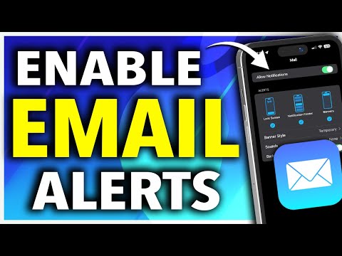 How To Turn On Email Alert Notifications On iPhone