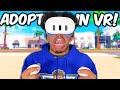 I Got ADOPTED In Roblox VIRTUAL REALITY On The META QUEST 3!