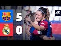 LIGA F | FC BARCELONA 5 vs REAL MADRID 0 🔵🔴