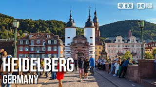 Heidelberg Historic Town- 🇩🇪 Germany - 4K Walking Tour