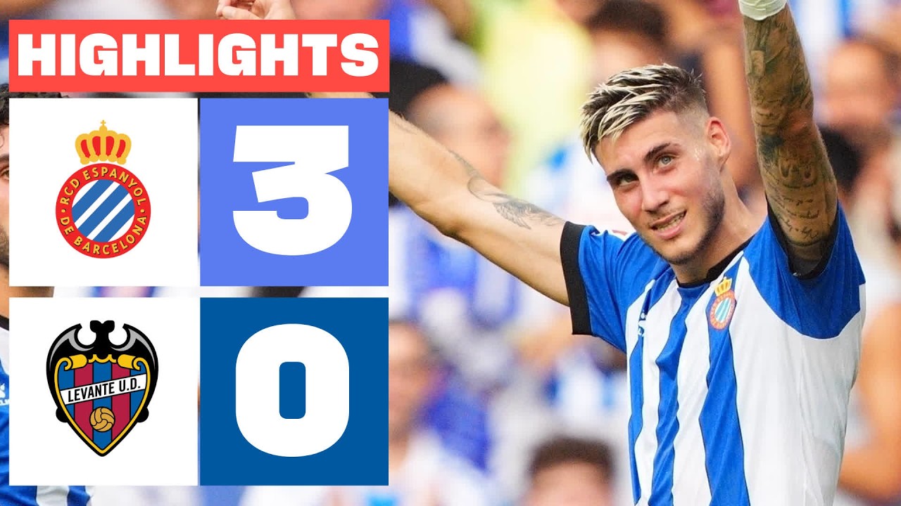 RCD ESPANYOL 3 - 0 LEVANTE UD | HIGHLIGHTS LALIGA EA SPORTS