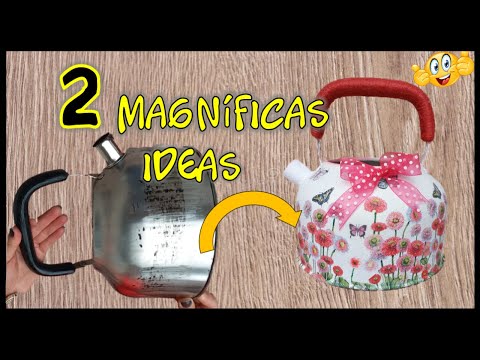 2 MAGNÍFICAS IDEAS CON RECICLAJE - Manualidades con cajas de madera  - Crafts with wooden boxes