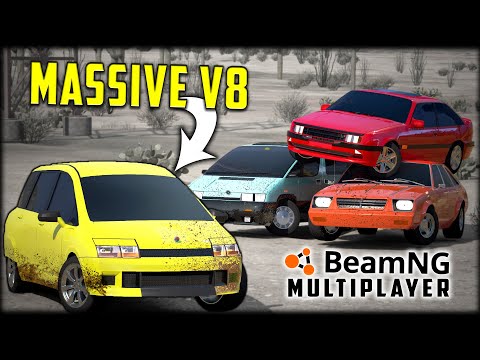 I Took A V8 Minivan RACING!?? - Automation - BeamMP