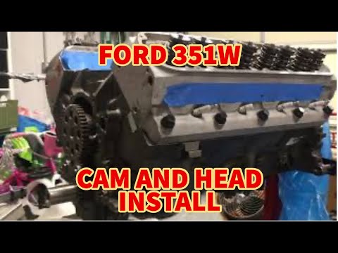 Ford 351W Isky Cam and Lifter Install, Heads Torqued, and measurements