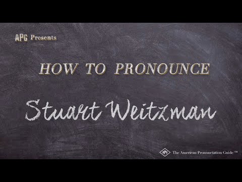 How to Pronounce Stuart Weitzman (Real Life Examples!)