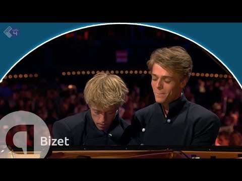 Bizet: Drie delen uit 'Jeux d'enfants, op.22' - Lucas en Arthur Jussen - Prinsengrachtconcert 2018
