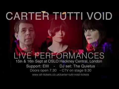 Carter Tutti Void -  Live 2014