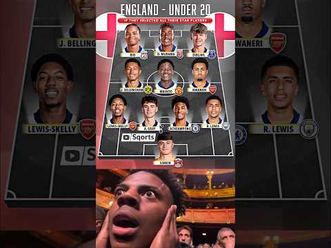 🇬🇧 England U20 Dream Team – The Future of English Football! ⚡🔥