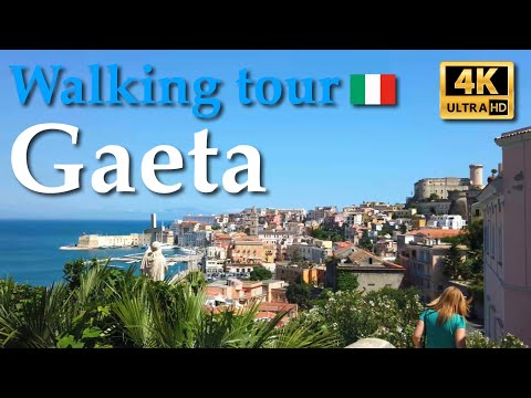 Gaeta (Lazio), Italy【Walking Tour】With Captions - 4K