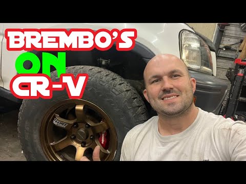 Installing OEM BREMBO Calipers on my lifted Off Road Honda CRV RD1