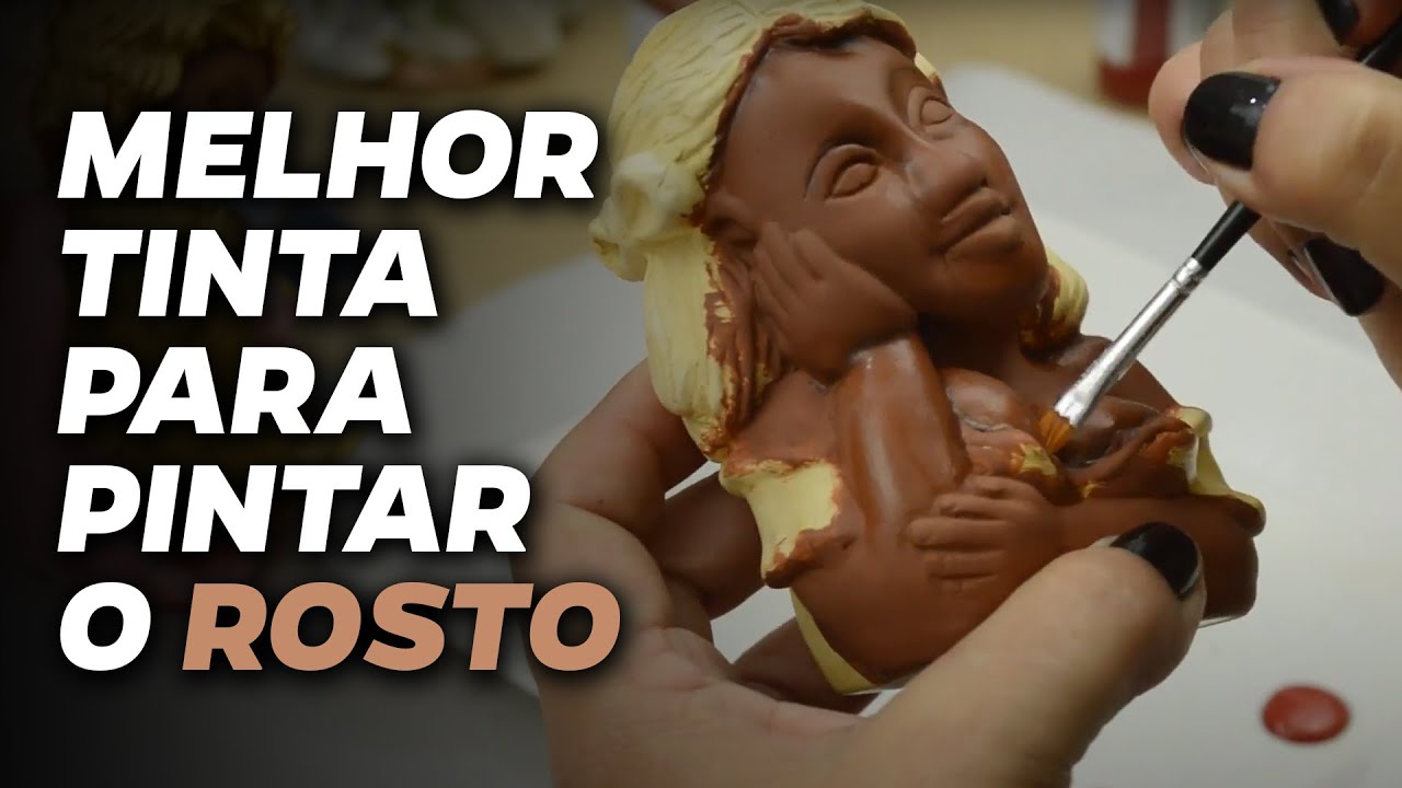 Watch Now A MELHOR TINTA PARA PINTAR O ROSTO DA PEÇA DE GESSO! A MELHOR TINTA PARA PINTAR O ROSTO DA PEÇA DE GESSO!