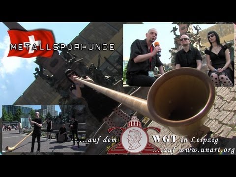 UnArt Live TV - Interview und Liveperformance  'Metallspürhunde', WGT Leipzig 2013