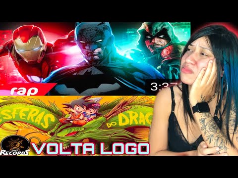 (2em1)CHOREI REAGINDO AO Rap do Homem de Ferro, Batman e Arqueiro Verde|ESFERAS DO DRAGÃO |7 Minutoz