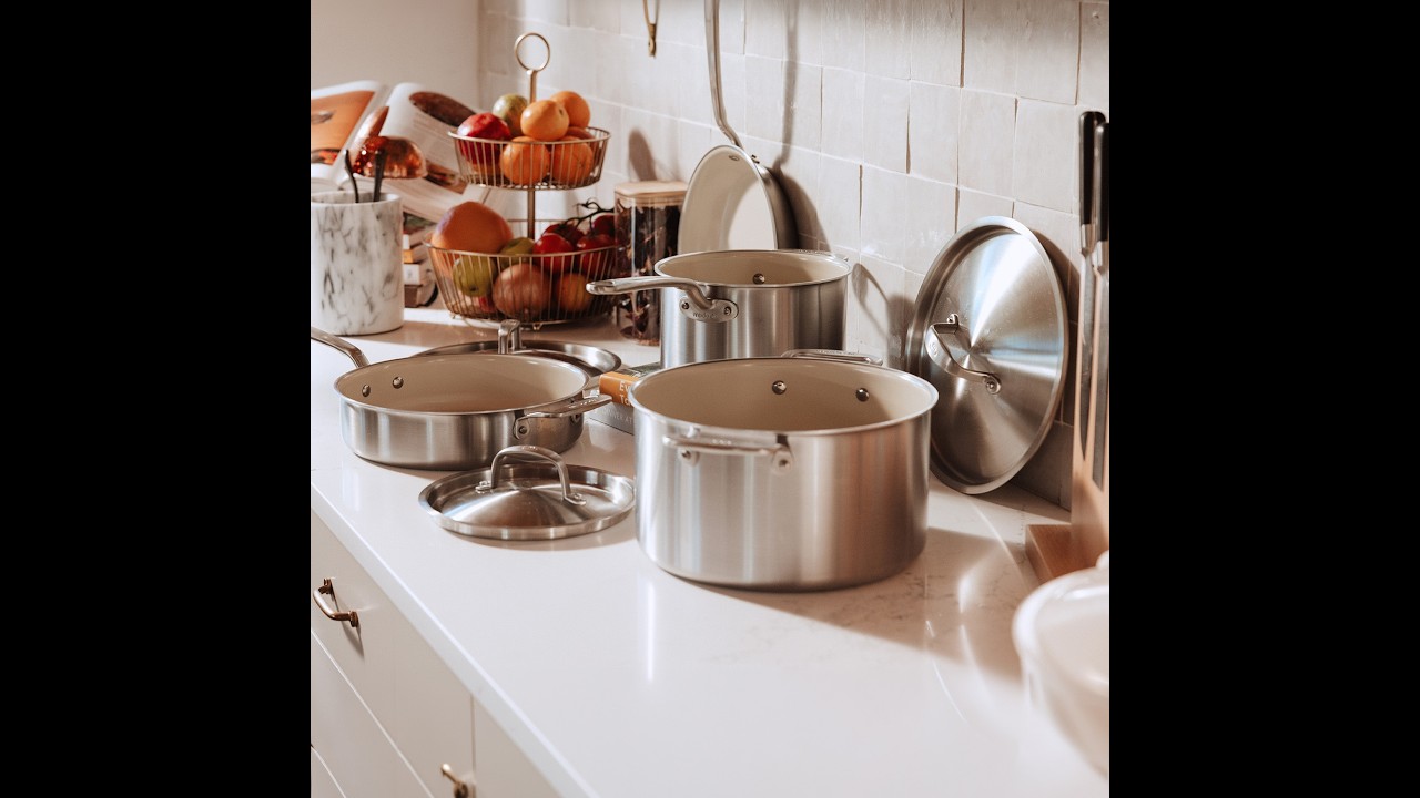 Made In CeramiClad 2.0 Non-Stick 7-Piece Cookware Set