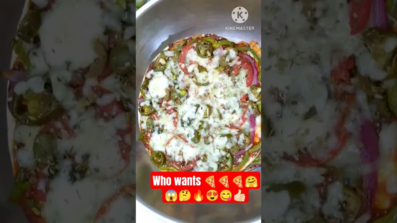 Have some pizza 🍕#Shorts #pizza #vegpizzarecipe