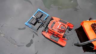 Le Mobile Oil Skimmer en action