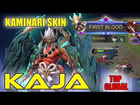 Unkillable Kaminari Kaja Best Gameplay - Top Global Kaja by GodLikes Zoro - Mobile Legends
