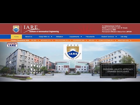 IARE campus tour