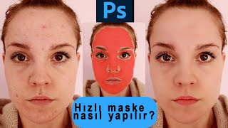 Photoshopta rötuş teknikleri .Hızlı maske Quick mask nasıl yapılır?