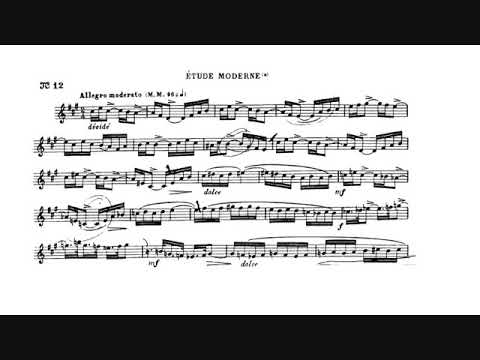 Theo Charlier: Study n. 12 "Étude Moderne" (David Baldwin, trumpet)