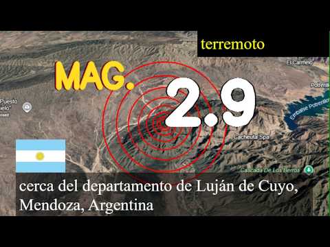 😱🚨  Terremoto cerca del departamento de Luján de Cuyo, Mendoza, Argentina actualizaciones en vivo ho