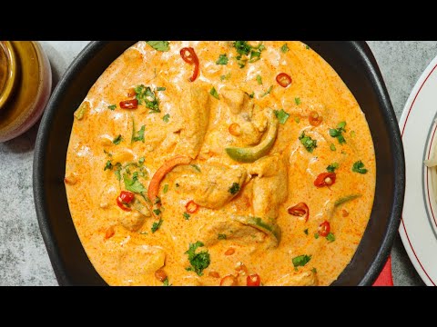 Thai Red Chicken Curry Recipe | How to make Chicken Thai Curry