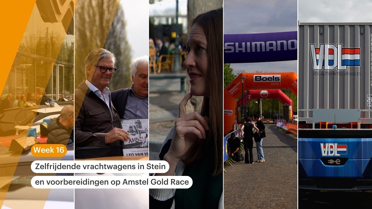 Vandaag Streeknieuws: Zelfrijdende vrachtwagens in Stein en voorbereidingen op Amstel Gold Race