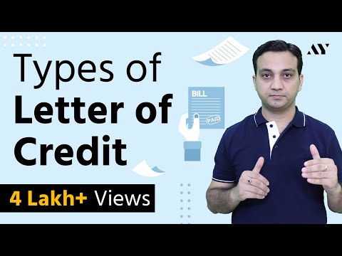 Types of Letter of Credit (LC) - Hindi Video