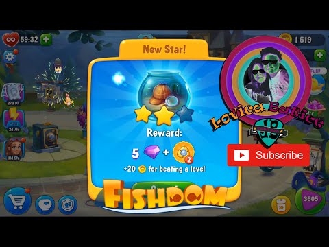 Fishdom - Level 3601 - 3605 - Aquarium Scene Of The Crime and Bonus Aquarium Underwater Makeover