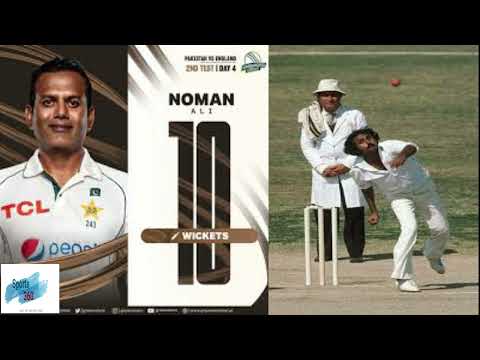Nauman Ali Is The 2nd Pakistan Left-Arm Leg Spinner, After Iqbal Qasim, To Take 10 Wickets In Test.