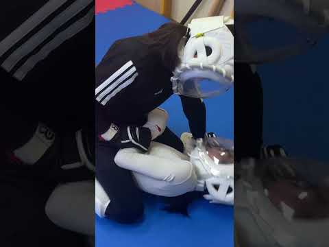 可愛い女子 MＭAスパーリング #武道塾 #空手