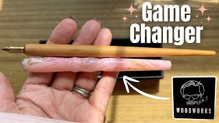 Ink Swatching with my NEW Custom Fountain Pen Nib Holder with my Kakimori Brass Nib Unboxing