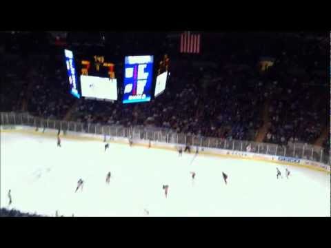 Marty Chant at MSG. 5/14/2012 Rangers vs. Devils Game 1
