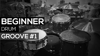 Beginner Drum Groove #1 | Drum Lesson
