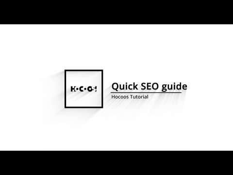Optimize Your Website for Search | Step-by-Step with Hocoos
