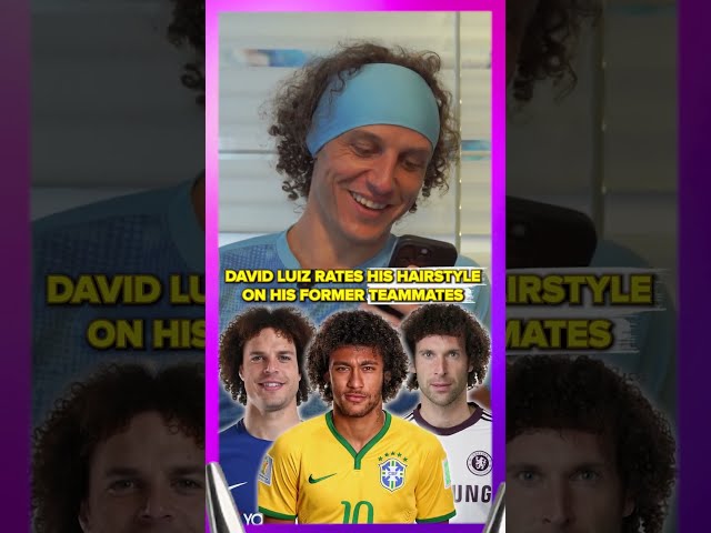 David Luiz rates his hair on former teammates 🤣