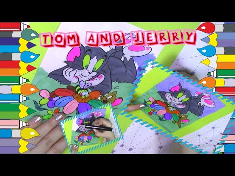 Tom and Jerry coloring page / How to paint Tom and Jerry