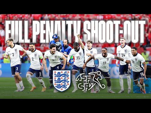 ⏮️ | FULL PENALTY SHOOT-OUT | England v Switzerland | UEFA Euros 2024 | Highlights
