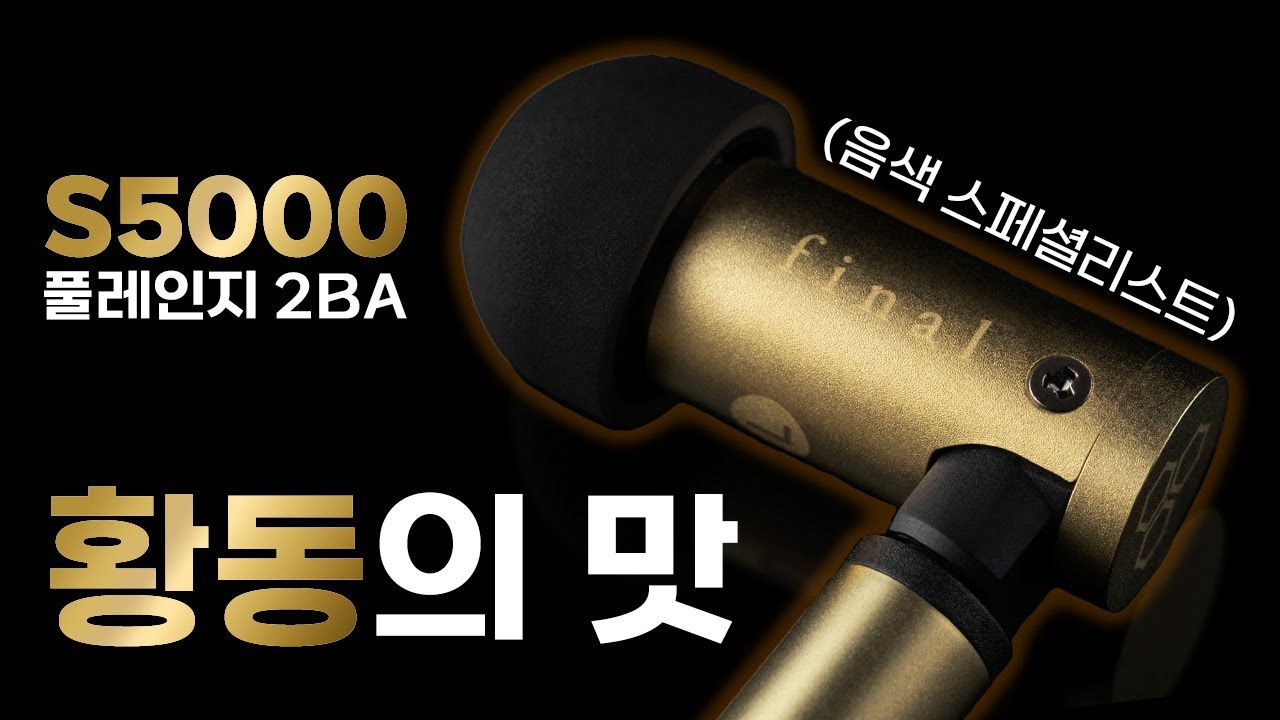 Final [파이널] 이어폰 (S5000)