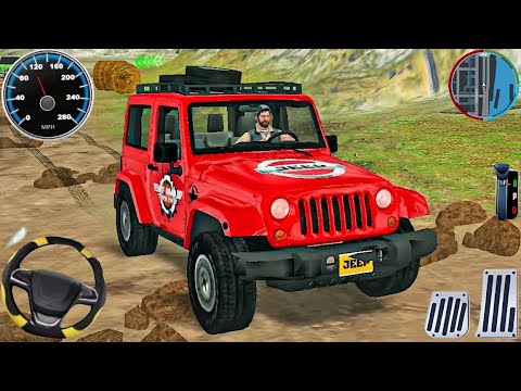 4x4 Offroad Jeep Driving Simulator 3D - Drive SUV 4x4 jeep Offroad Game - Android GamePlay