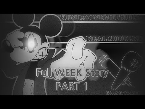 [Friday Night Funkin mod showcase] SNS: REAL SUFFERING V1 Full Week PART1 (fnf mod)