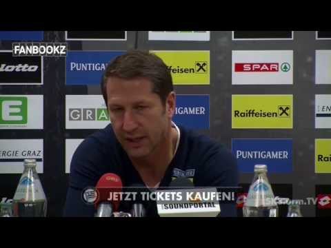 SK Sturm: Mediabriefing vor SCR Altach (28. Runde 2014/15)